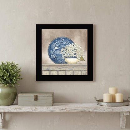 Farmhouse Blues I 1 Black Framed Print Wall Art HomeRoots