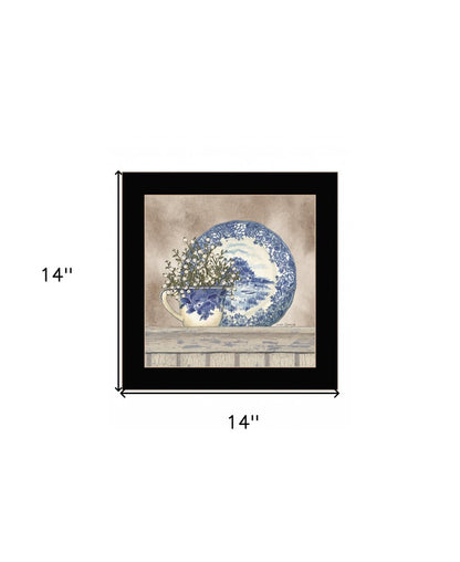 Farmhouse Blues II 1 Black Framed Print Wall Art HomeRoots