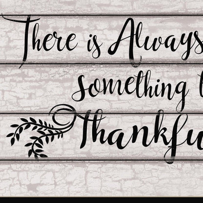 Always Thankful 1 Black Framed Print Wall Art HomeRoots