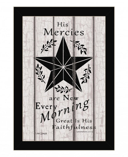 His Mercies are New Every Morning 2 White Framed Print Wall Art HomeRoots