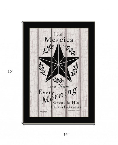 His Mercies are New Every Morning 2 White Framed Print Wall Art HomeRoots