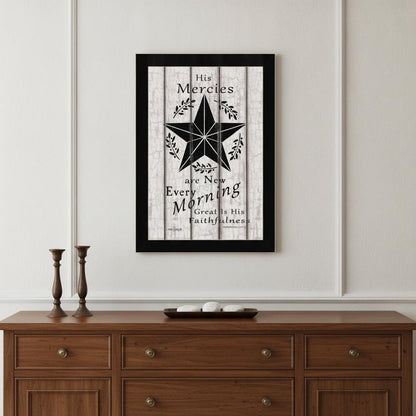 His Mercies are New Every Morning 2 White Framed Print Wall Art HomeRoots