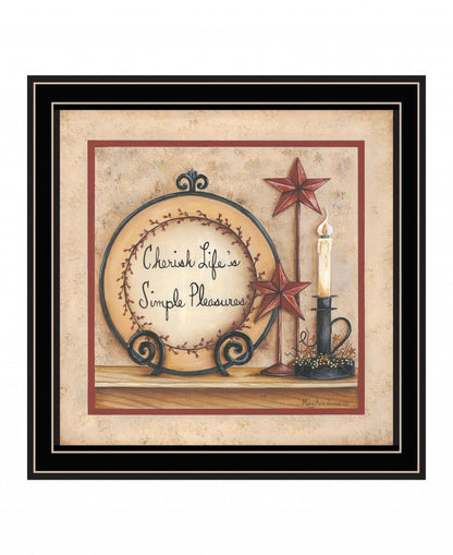 Simple Pleasures 3 Black Framed Print Wall Art HomeRoots