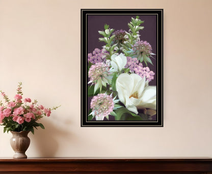 Wild For Plum Bouquet 2 Black Framed Print Wall Art HomeRoots