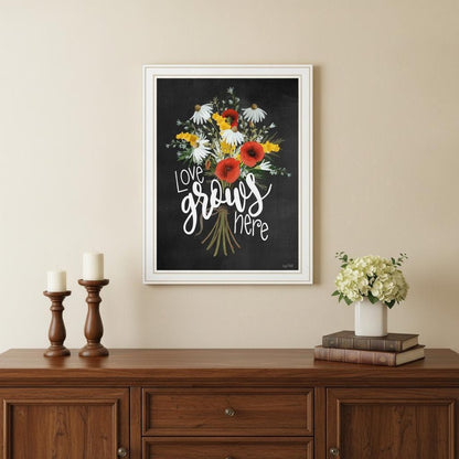 Tropical Sprig 1 White Framed Print Wall Art HomeRoots