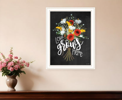 Tropical Sprig 1 White Framed Print Wall Art HomeRoots