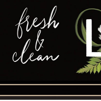 Laundry Fresh and Clean 1 Black Framed Print Bathroom Wall Art HomeRoots