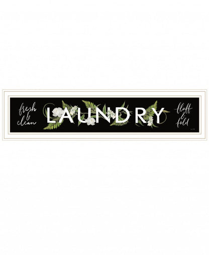 Laundry Fresh and Clean 2 White Framed Print Bathroom Wall Art HomeRoots