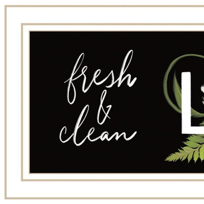 Laundry Fresh and Clean 2 White Framed Print Bathroom Wall Art HomeRoots