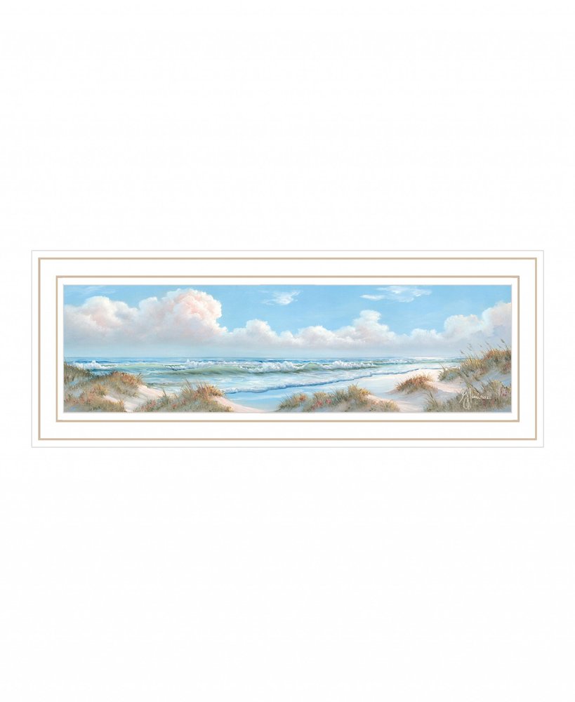 Seascape I 3 White Framed Print Wall Art HomeRoots
