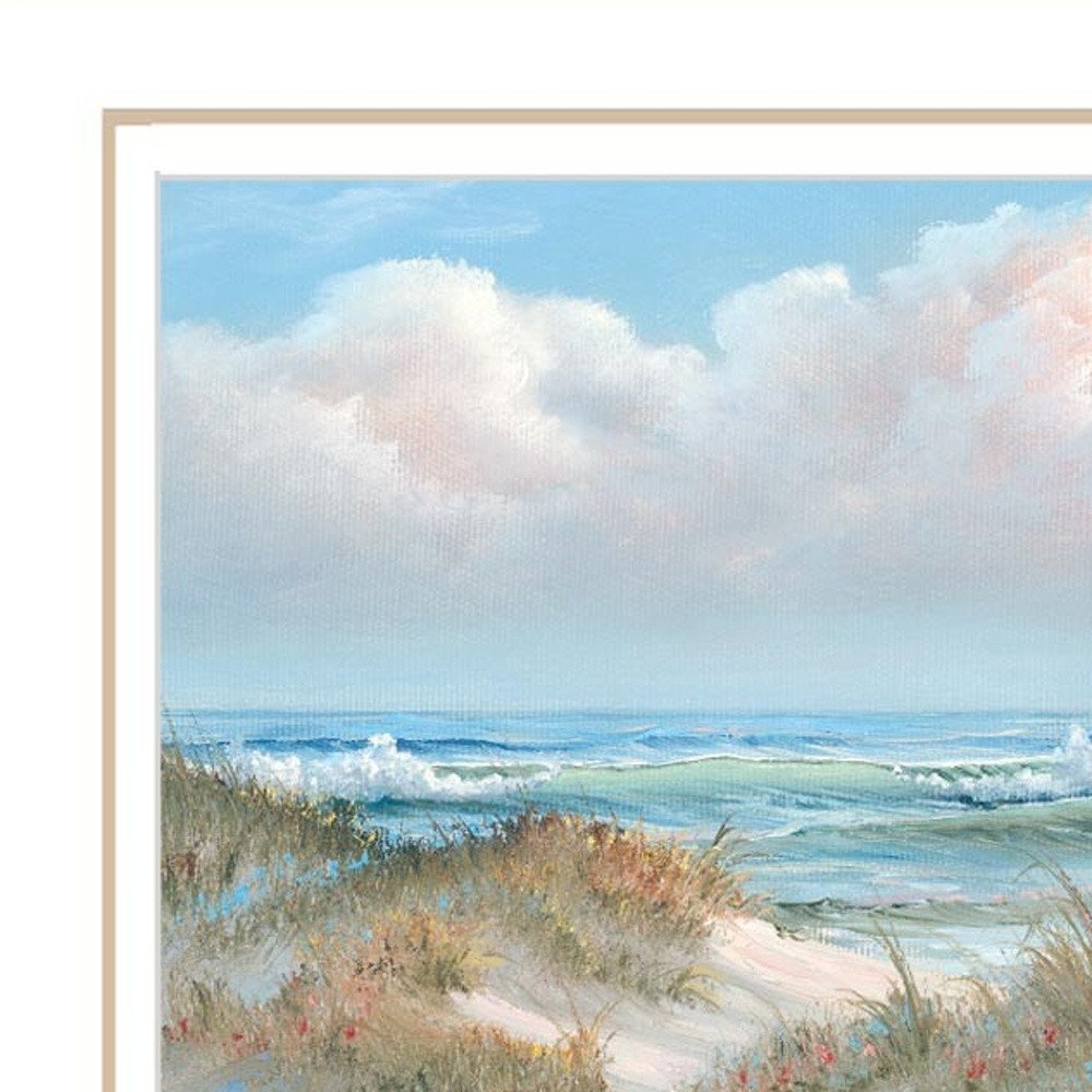 Seascape I 3 White Framed Print Wall Art HomeRoots