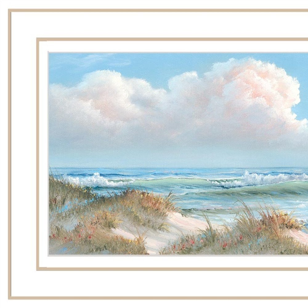 Seascape I 3 White Framed Print Wall Art HomeRoots