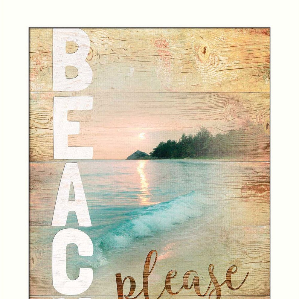 Beach Please 3 White Framed Print Wall Art HomeRoots