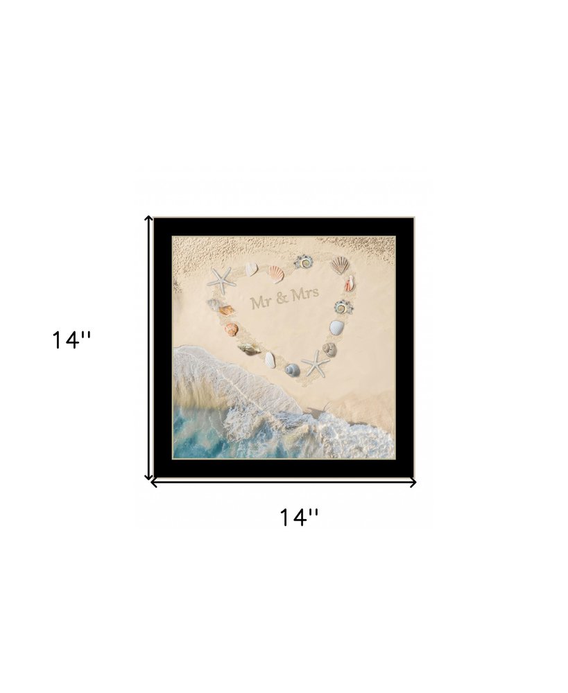 Marriage is a Beach 1 Black Framed Print Wall Art HomeRoots