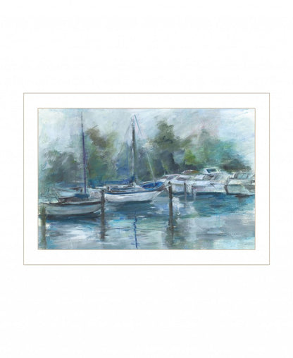 Lagoon 1 White Framed Print Wall Art HomeRoots