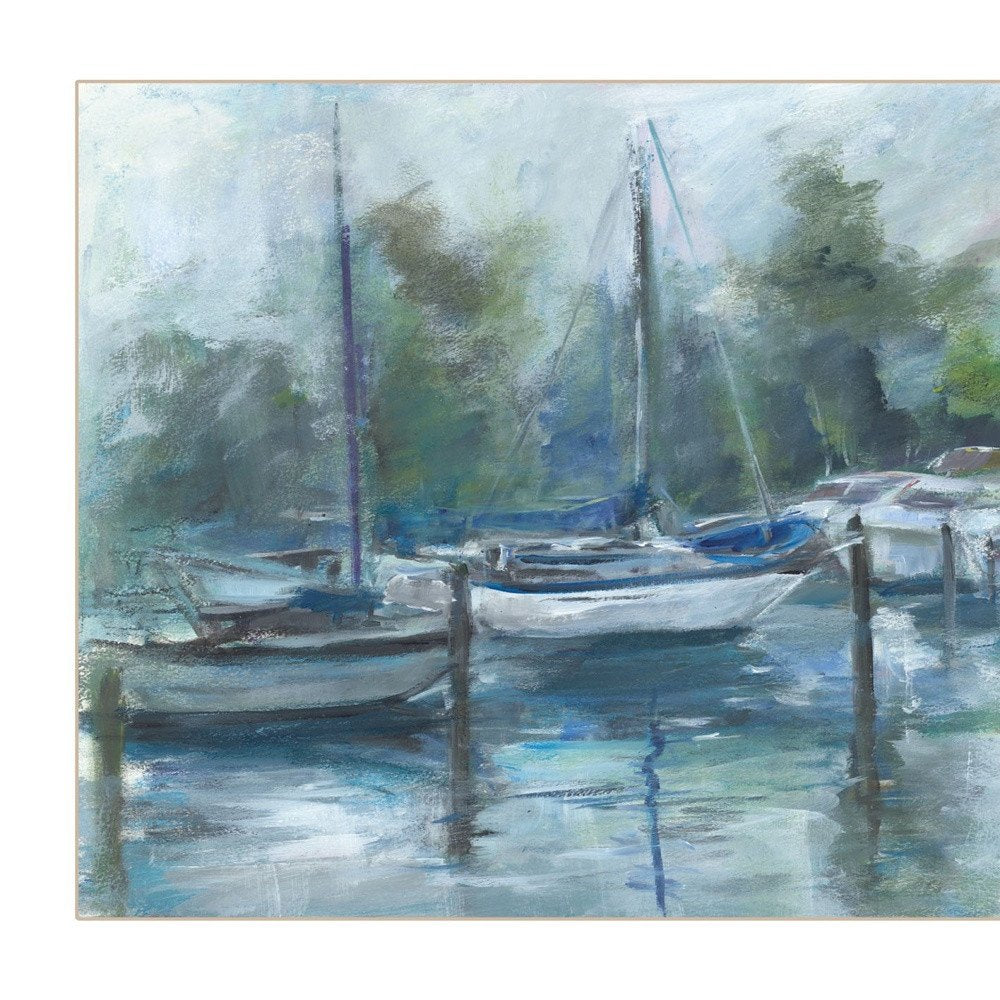 Lagoon 1 White Framed Print Wall Art HomeRoots