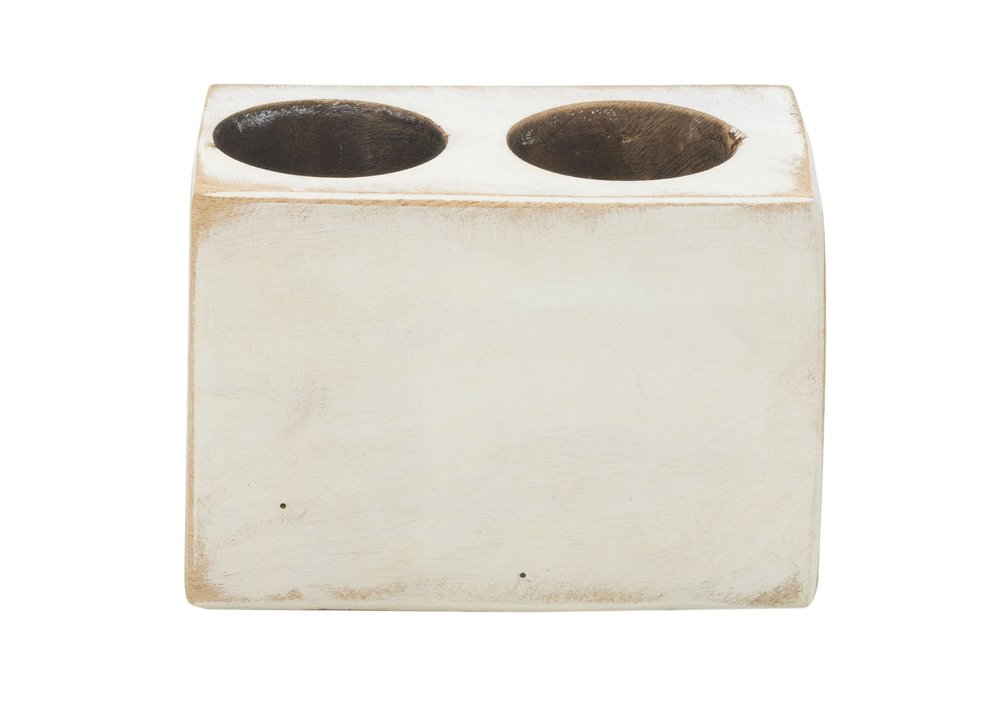 2" Wide Pillar Centerpiece Votive Candle Holder HomeRoots