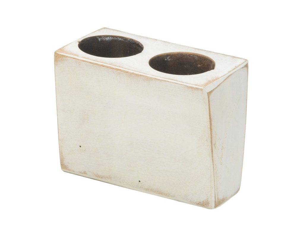 2" Wide Pillar Centerpiece Votive Candle Holder HomeRoots
