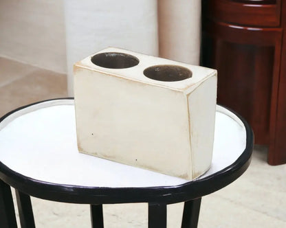 2" Wide Pillar Centerpiece Votive Candle Holder HomeRoots