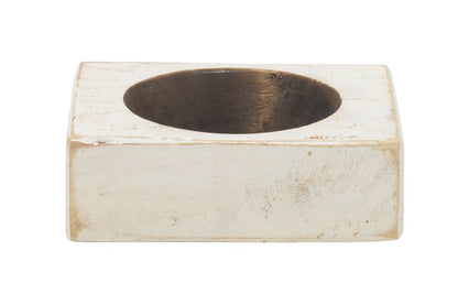 4" Wide Pillar Tabletop Pillar Candle Holder HomeRoots