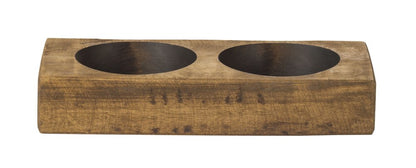 4" Wide Pillar Tabletop Pillar Candle Holder HomeRoots