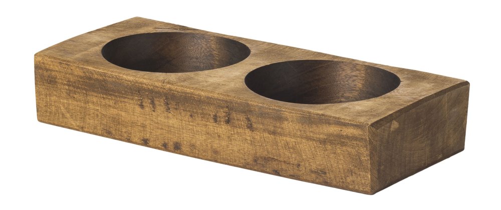 4" Wide Pillar Tabletop Pillar Candle Holder HomeRoots