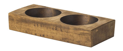 4" Wide Pillar Tabletop Pillar Candle Holder HomeRoots