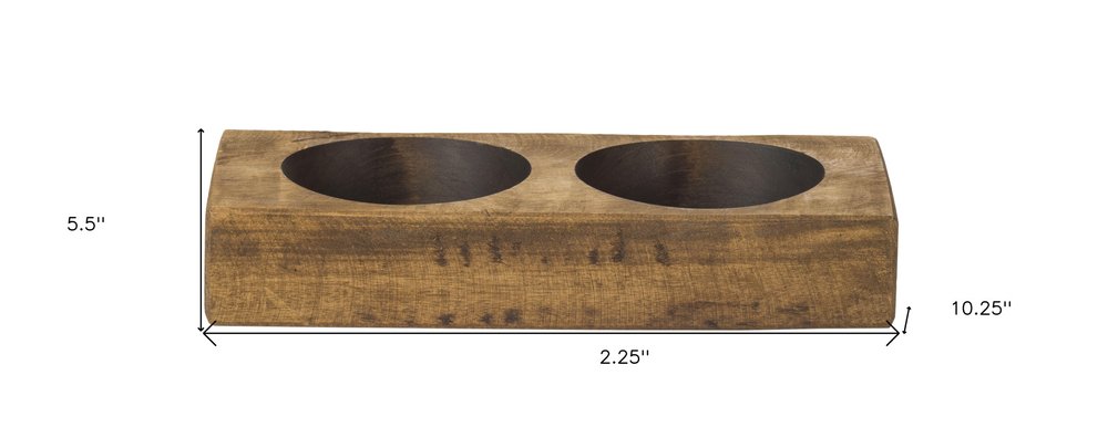 4" Wide Pillar Tabletop Pillar Candle Holder HomeRoots