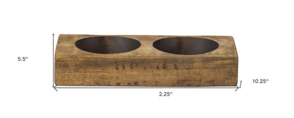 4" Wide Pillar Tabletop Pillar Candle Holder HomeRoots