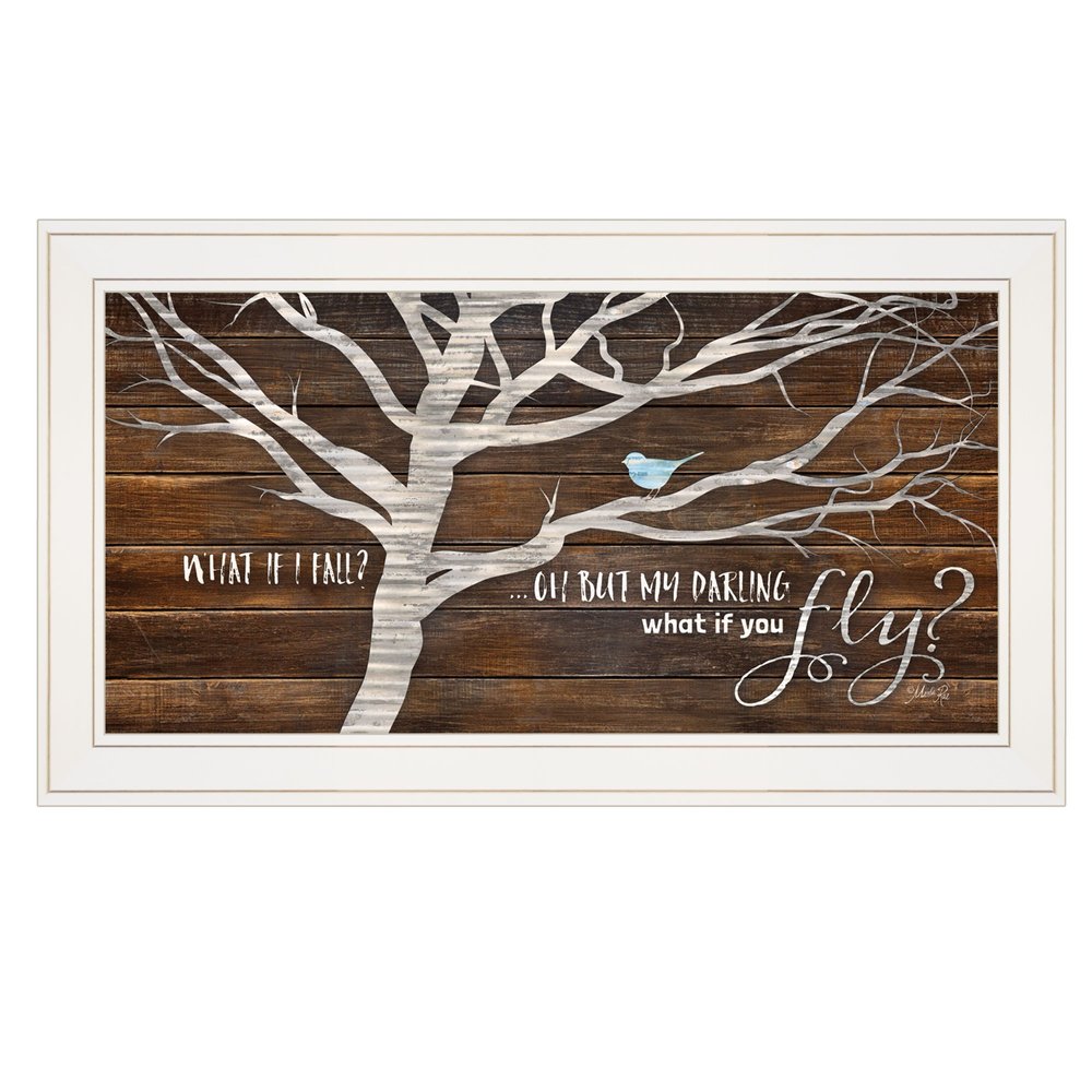 What if You Fly 1 White Framed Print Wall Art HomeRoots