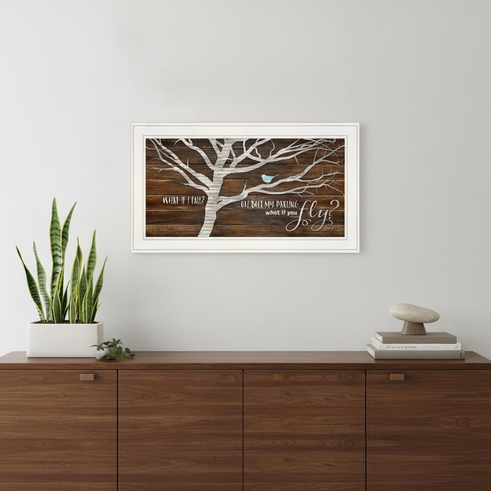 What if You Fly 1 White Framed Print Wall Art HomeRoots