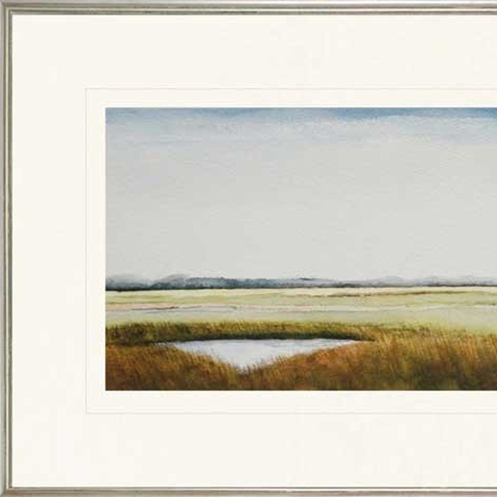 Set Of Two Marshlands II Framed Silver Framed Print Wall Art HomeRoots