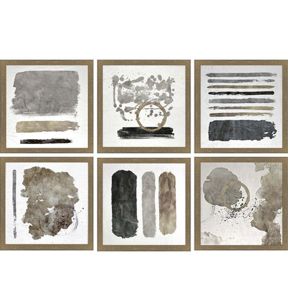 Set of Six City Loft Gold Framed Print Wall Art HomeRoots
