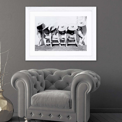 Fill to the Brim Framed Art White Picture Frame Print Wall Art HomeRoots