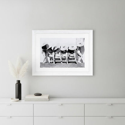 Fill to the Brim Framed Art White Picture Frame Print Wall Art HomeRoots