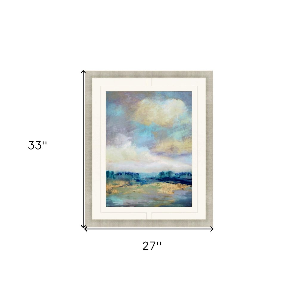 Opaline Framed Art Gold Picture Frame Print Wall Art HomeRoots