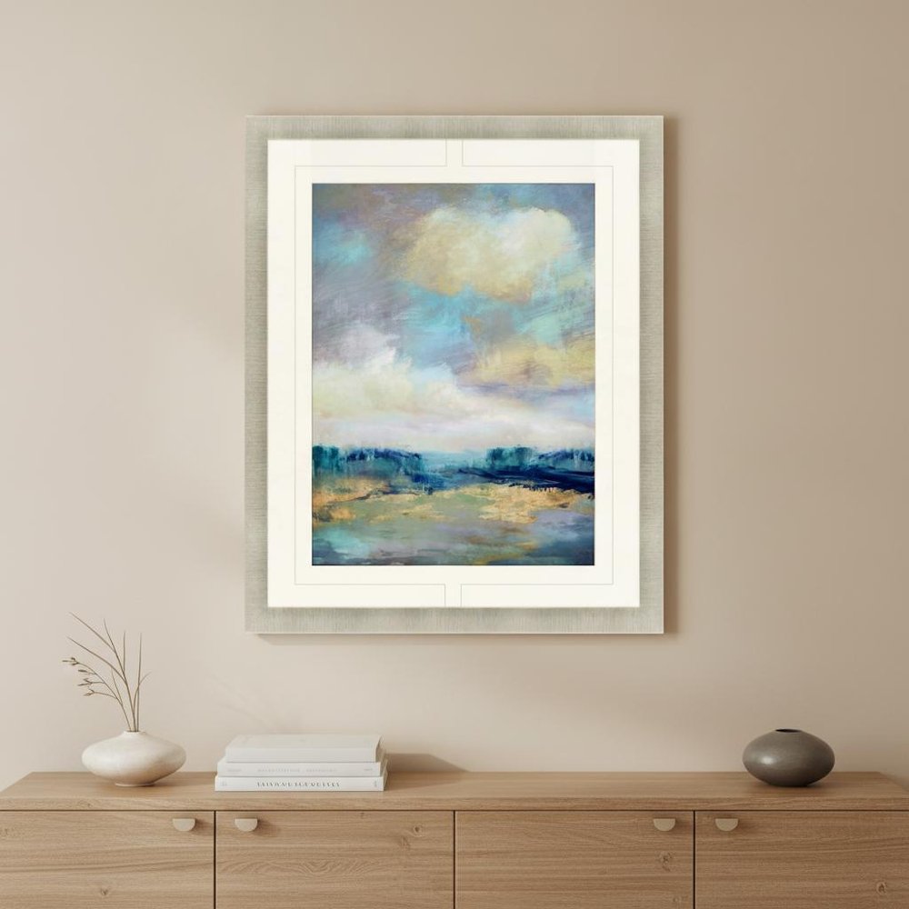 Opaline Framed Art Gold Picture Frame Print Wall Art HomeRoots