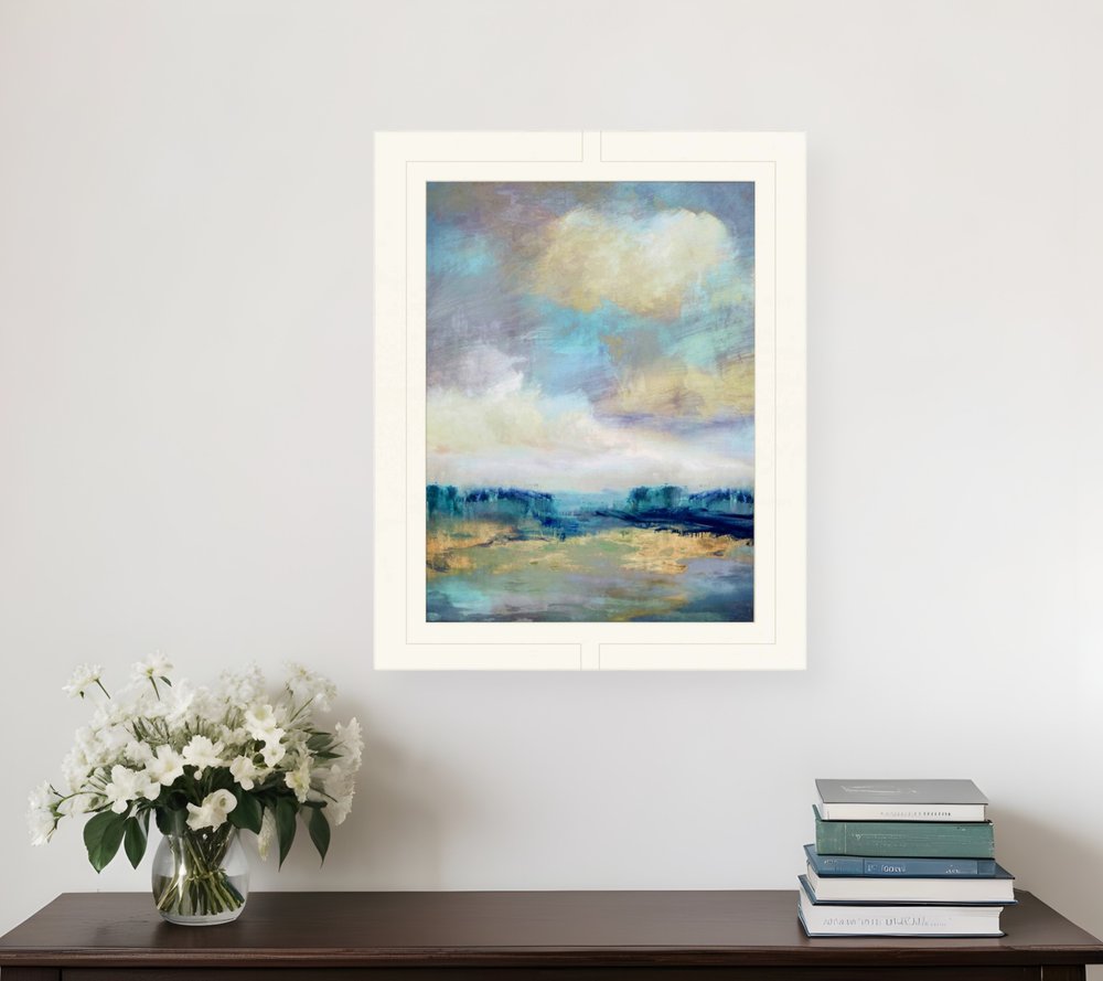 Opaline Framed Art Gold Picture Frame Print Wall Art HomeRoots