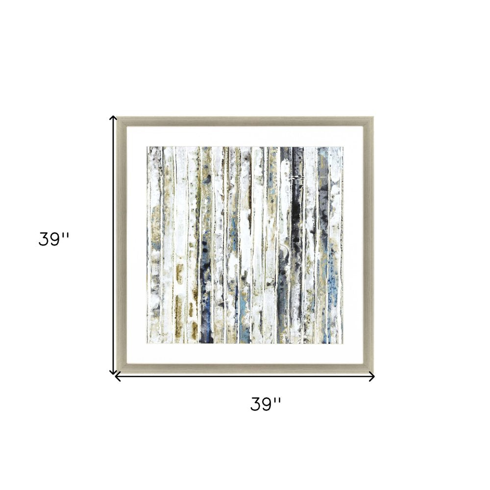 Visionaire 2 Framed Art Silver Picture Frame Print Wall Art HomeRoots