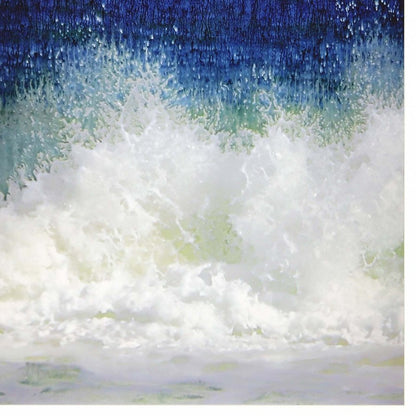 Blue Ocean Splash White Shadowbox Framed Wall Art HomeRoots
