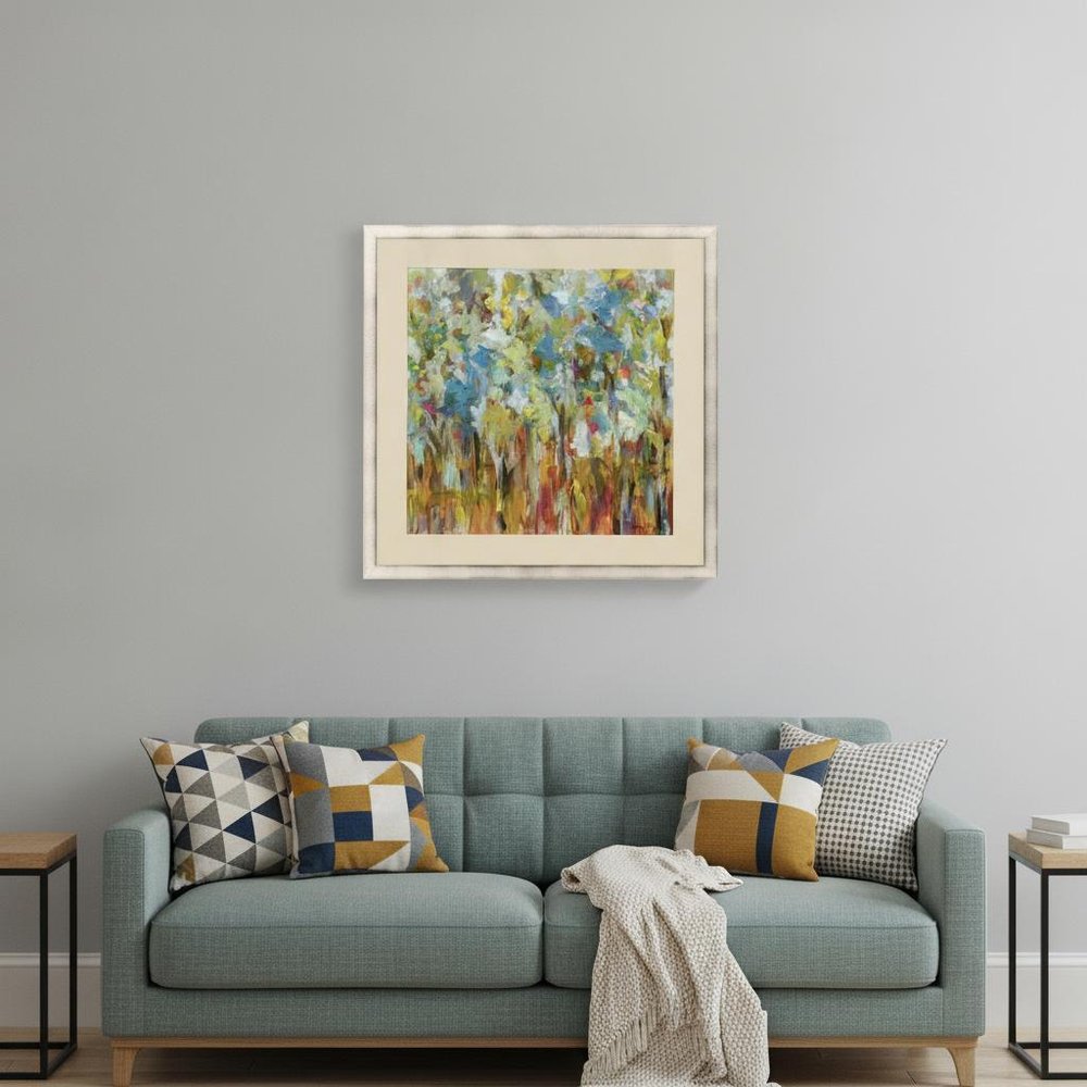 Meditations in Nature Framed Art Gold Picture Frame Print Wall Art HomeRoots