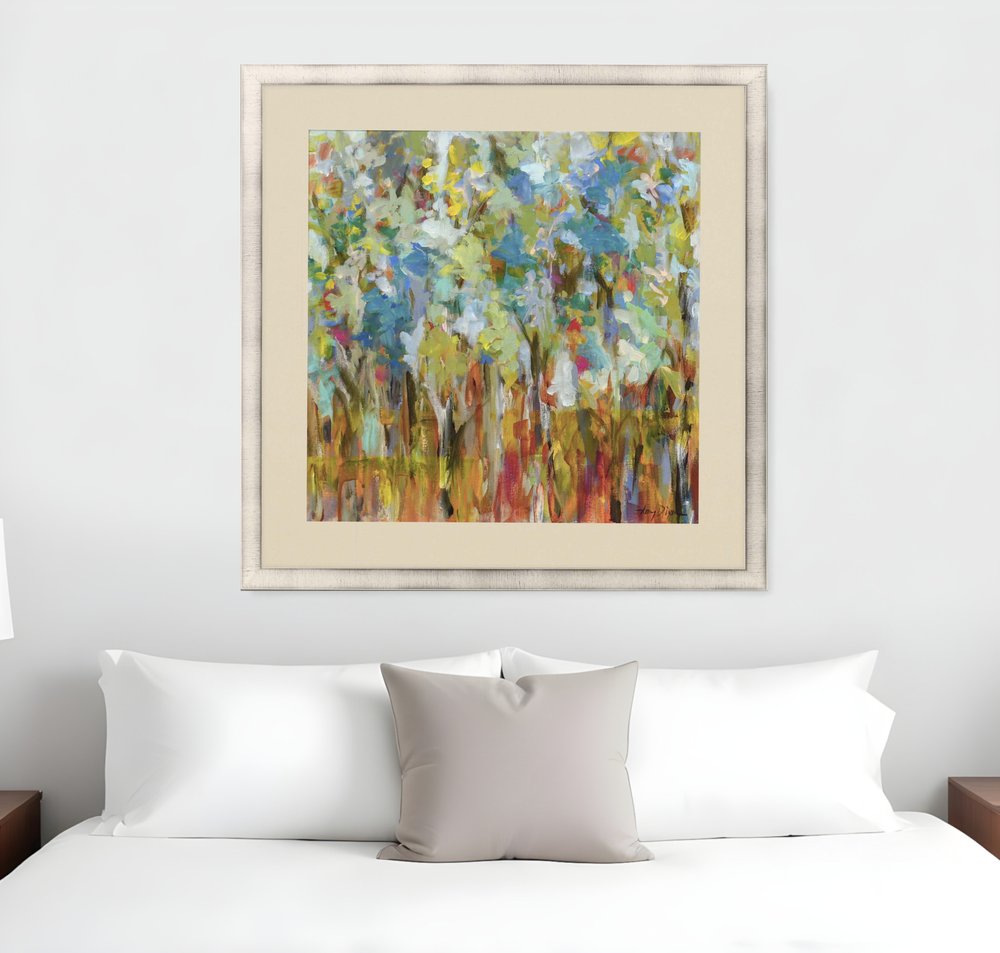 Meditations in Nature Framed Art Gold Picture Frame Print Wall Art HomeRoots