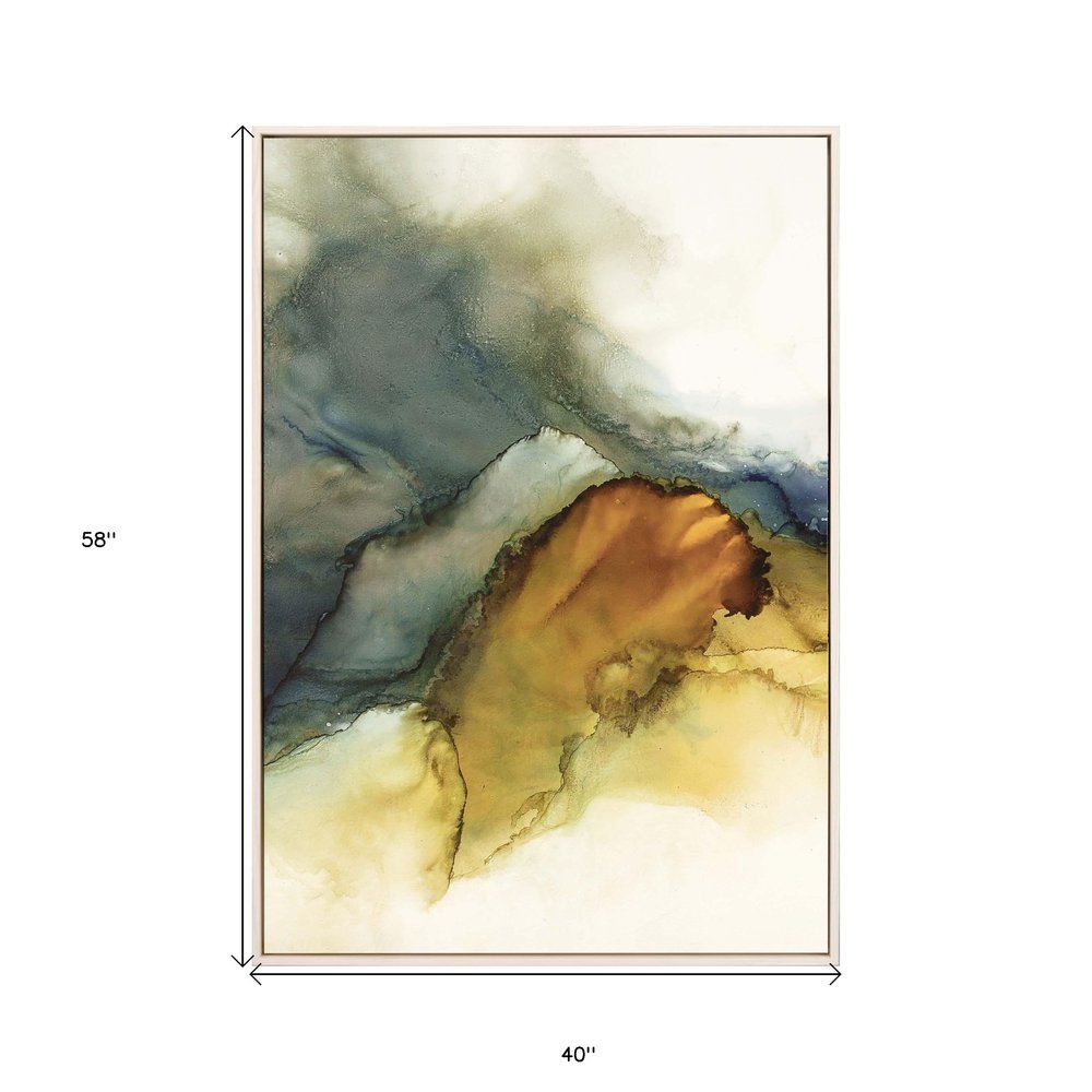 Lambert 1 Canvas White Floater Frame Print Wall Art HomeRoots