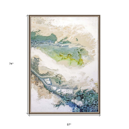 Minutiae Canvas Silver Floater Frame Print Wall Art HomeRoots