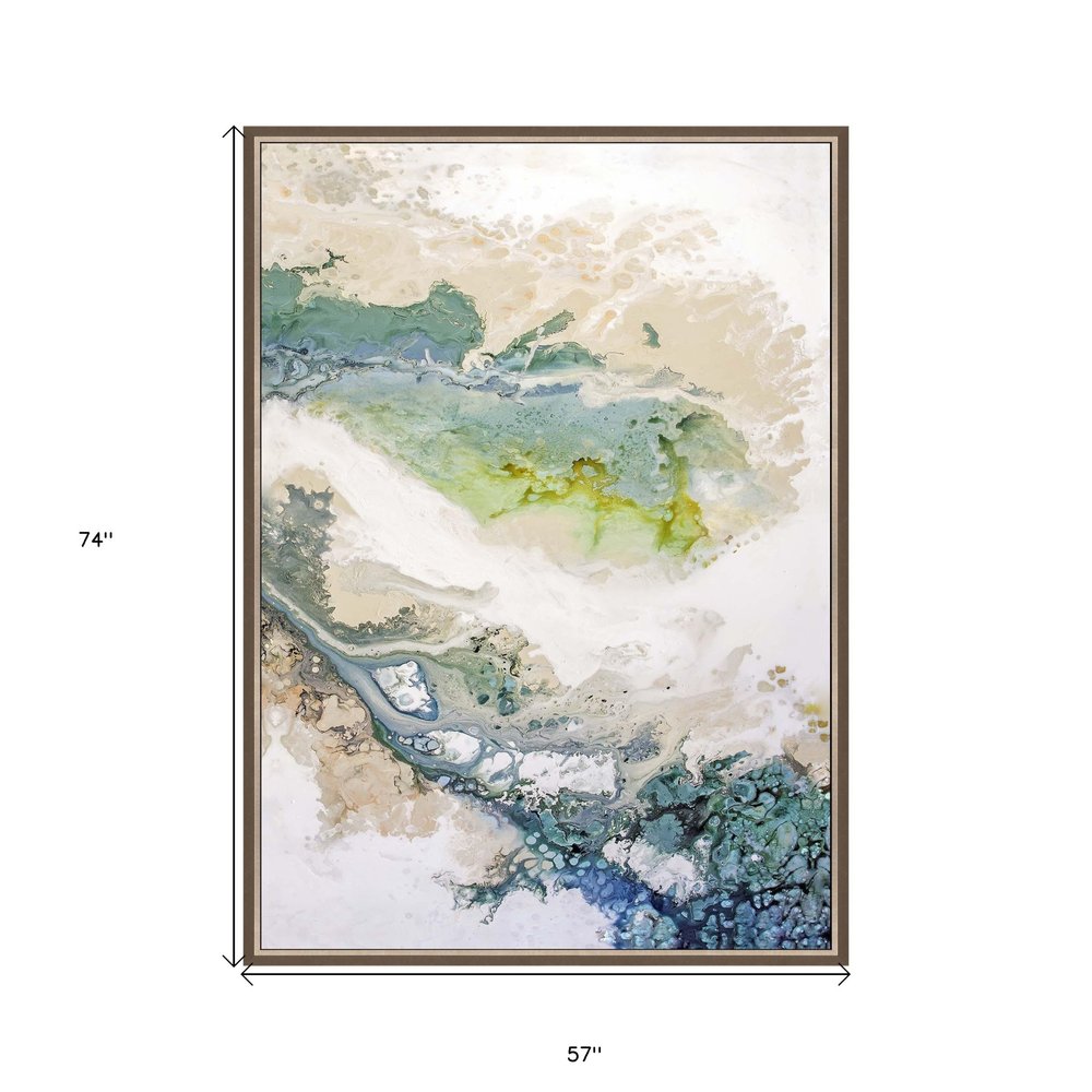 Minutiae Canvas Silver Floater Frame Print Wall Art HomeRoots