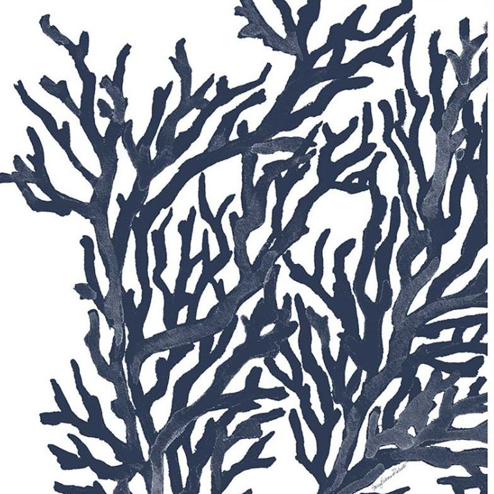 Set Of Two Blue Coral I Silver Framed Print Wall Art HomeRoots