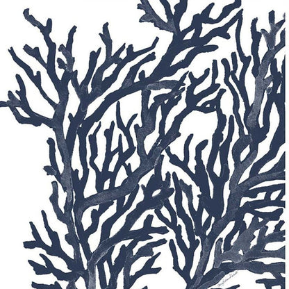 Set Of Two Blue Coral I Silver Framed Print Wall Art HomeRoots