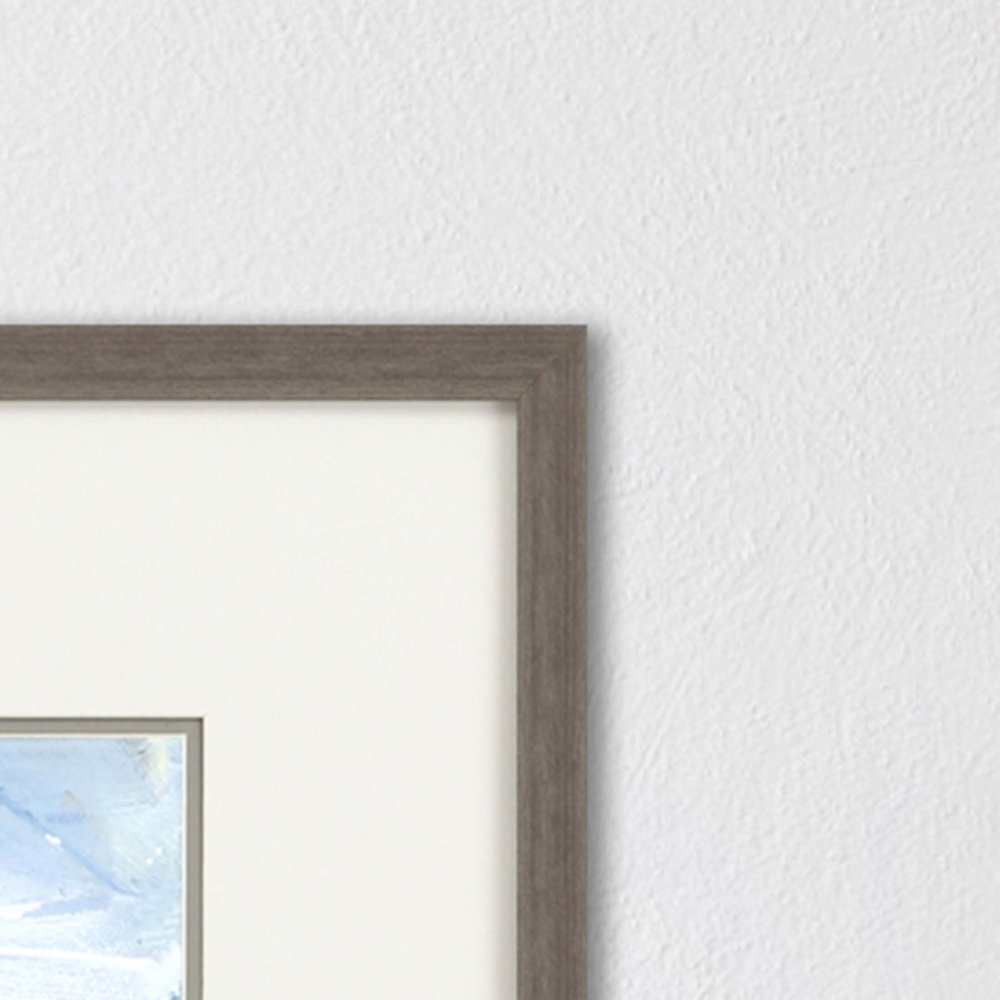 Set Of Two Coastal Sand Framed Art Brown Picture Frame Print Wall Art HomeRoots