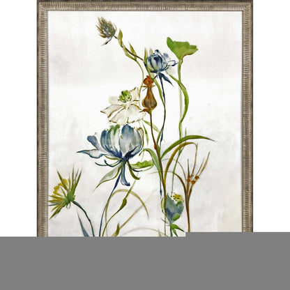Late Summer Wildflower II Framed Art Silver Picture Frame Print Wall Art HomeRoots