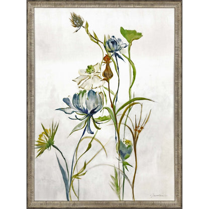 Late Summer Wildflower II Framed Art Silver Picture Frame Print Wall Art HomeRoots
